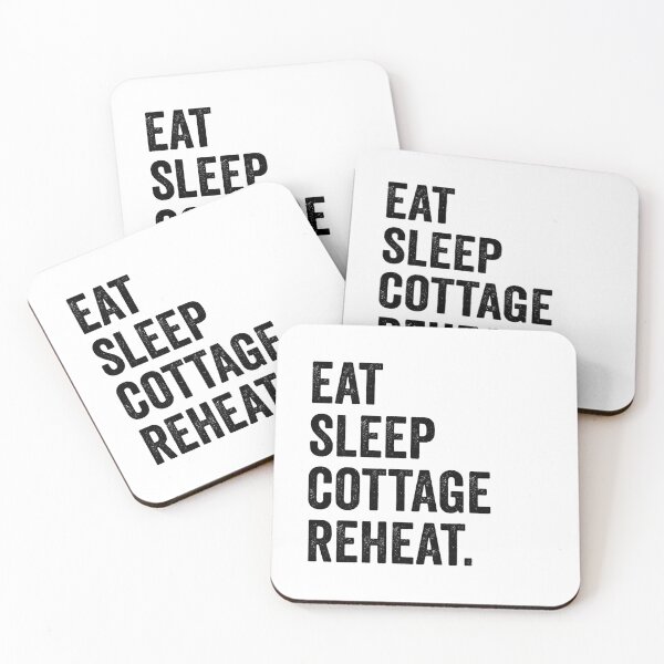 Item preview, eat sleep cottage reheat designed and sold by cheese-mum.