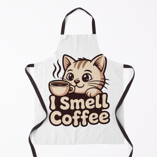 Item preview, I Smell Coffee – Cute Cat Coffee Lover Design designed and sold by It's Bro Brand ★ ★ ★ ★ ★.