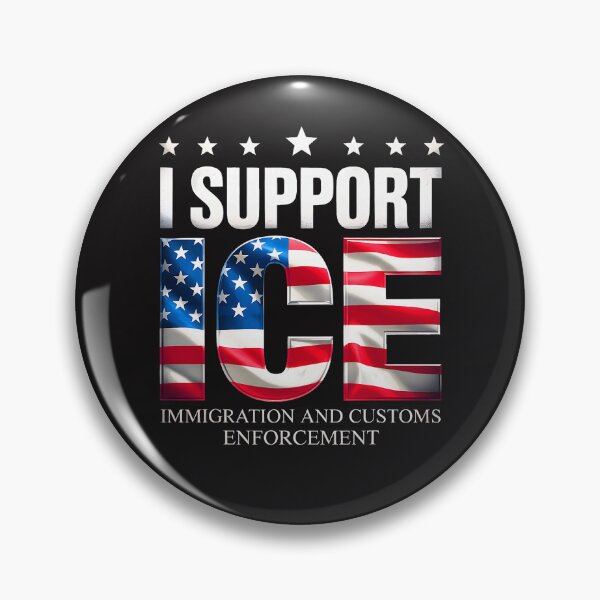 Item preview, Support ICE Immigration Officers American Flag Border Patrol designed and sold by RobertKnow.