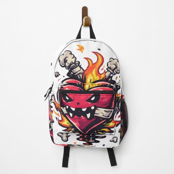 Item preview, Burning Heart – Toxic Love Cartoon Illustration designed and sold by myforestfog.