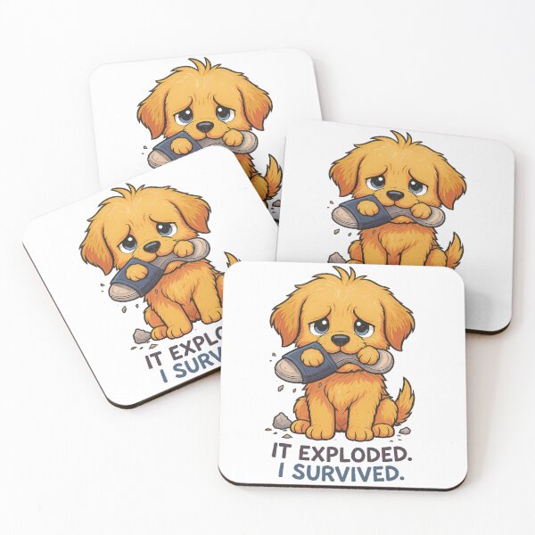 Item preview, Funny Guilty Puppy - It Exploded I Survived Art designed and sold by etuvibes.