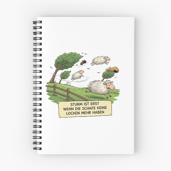 Item preview, A storm only begins when the sheep no longer have curls. designed and sold by SixtieShirts.