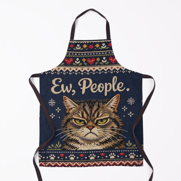 Item preview, Grumpy cat Ew People in knit design designed and sold by Mauswohn.