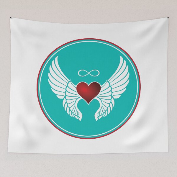 Item preview, Infinity Flying Heart designed and sold by GalacticMantra.