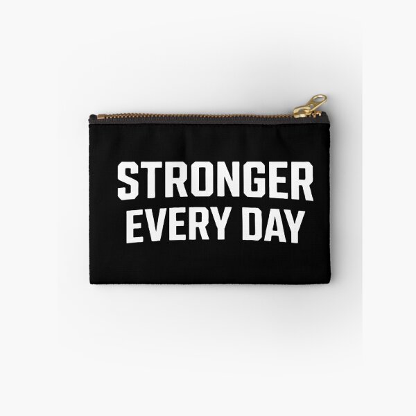 Item preview, Stronger Every Day – Motivational Typography Quote designed and sold by Ramkumar2025.