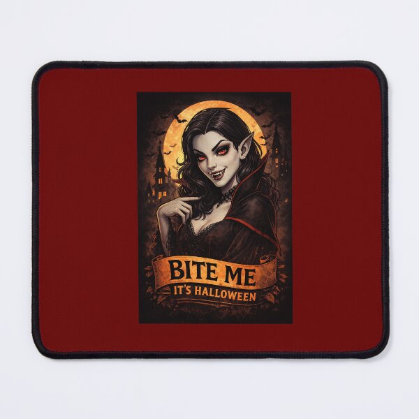 Item preview, Bite Me – It’s Halloween designed and sold by Hornace88studio.