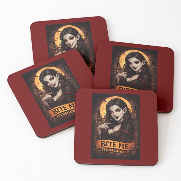 Item preview, Bite Me – It’s Halloween designed and sold by Hornace88studio .