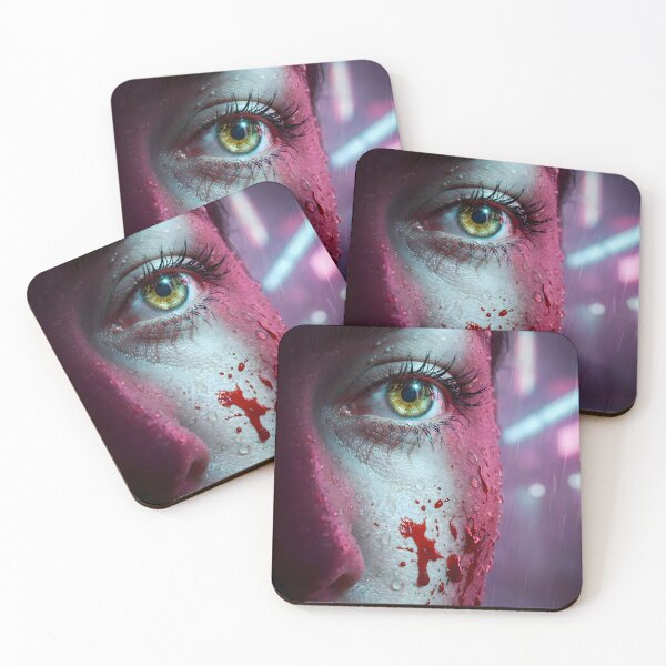 Item preview, Neon Dystopia Glitch Eye Aesthetic designed and sold by MarCinu Art.