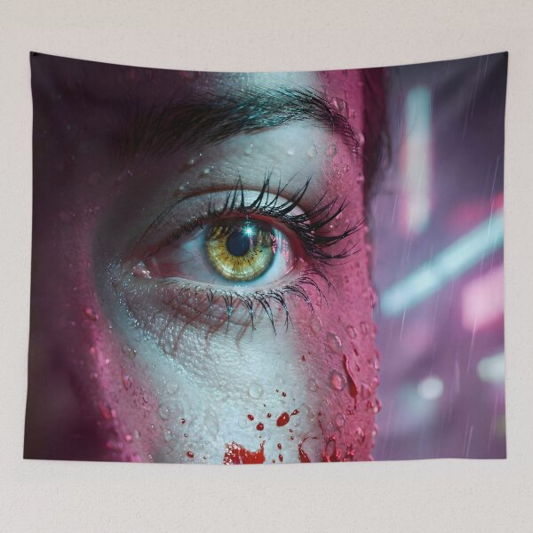 Item preview, Neon Dystopia Glitch Eye Aesthetic designed and sold by MarCinu Art.