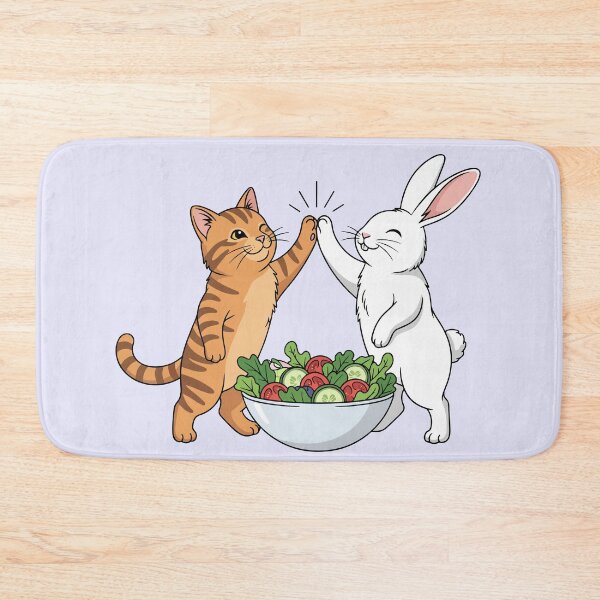 Item preview, High Five Healthy Salad Friends designed and sold by SillyPawsStudio.