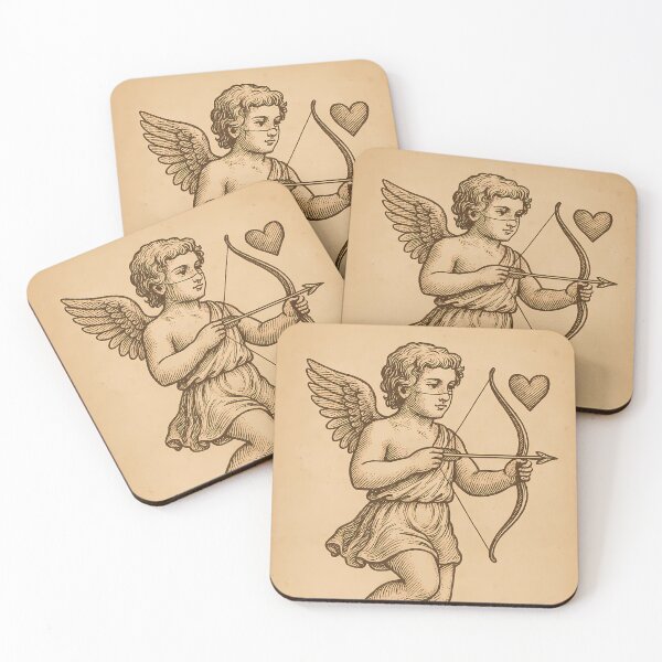 Item preview, Cupid Roman God Vintage Illustration designed and sold by NarjaShop.
