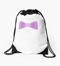 Bow Tie Emoji Drawstring Bag
