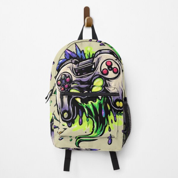 Item preview, Toxic Controller – Glitched Gaming Horror Illustration designed and sold by myforestfog.