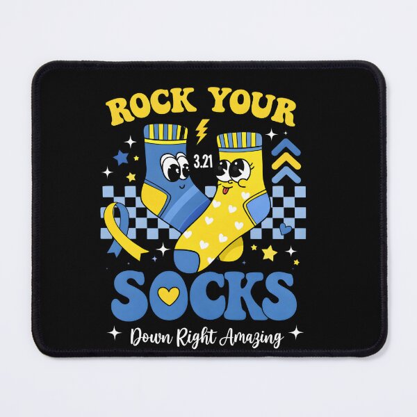 Item preview, Rock Your Socks 3.21 Down Right Amazing World Down Syndrome Day Awareness Supporter designed and sold by AboumidaArt.
