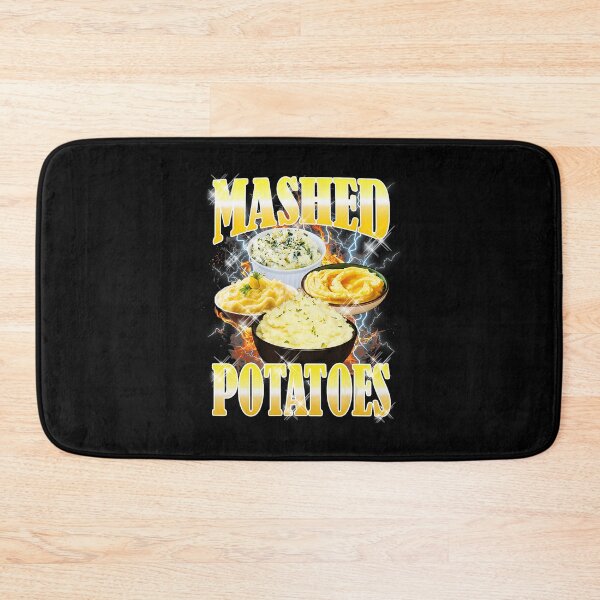 Item preview, MASHED POTATOES Funny Food Typography Retro Kitchen designed and sold by tadmercado.