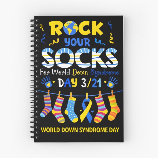 Item preview, Rock Your Socks For World Down Syndrome Day 3/21 Down Syndrome Awareness Support designed and sold by AboumidaArt.
