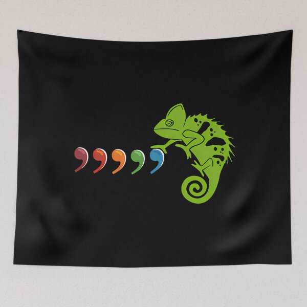 Item preview, Comma Chameleon 80S Music Lyric designed and sold by GraysGaming.