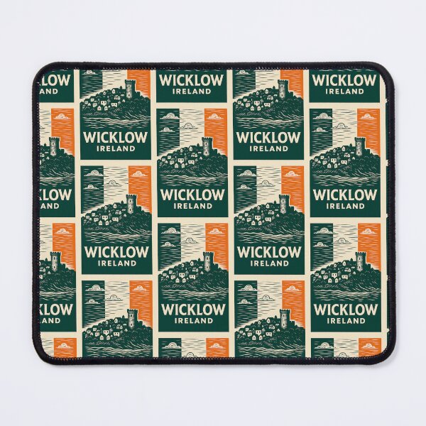 Item preview, Wicklow Ireland Linocut Style designed and sold by Thistle-TShop.