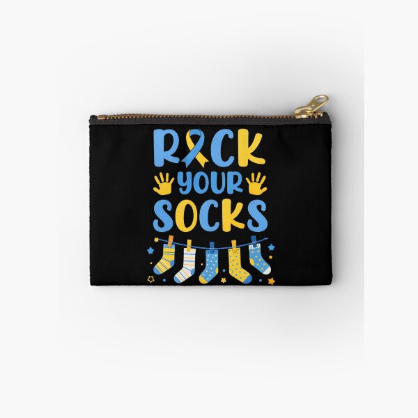 Item preview, Rock Your Socks World Down Syndrome Day Trisomy 21 Awareness Support Family designed and sold by AboumidaArt.