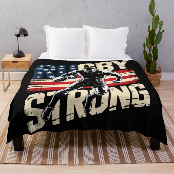 Item preview, America Strong American Rugby Player USA Flag designed and sold by GabrieSketcham.