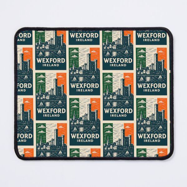 Item preview, Wexford Ireland Linocut Style designed and sold by Thistle-TShop.