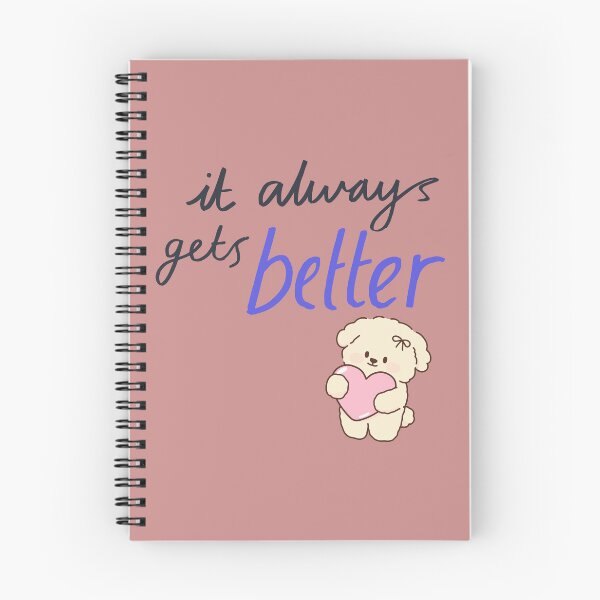 Item preview, It Gets Better Inspirational Quote designed and sold by jyotsanafinds.