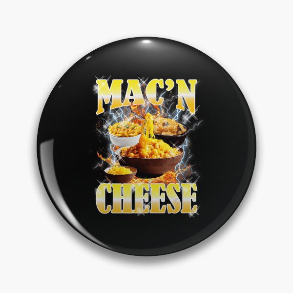 Item preview, MAC’N CHEESE Funny Comfort Food Bold Typography designed and sold by tadmercado.