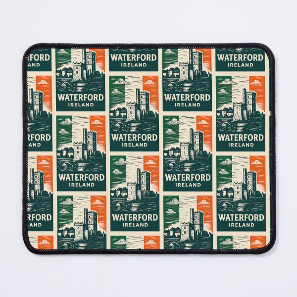Item preview, Waterford Ireland Linocut Style designed and sold by Thistle-TShop.