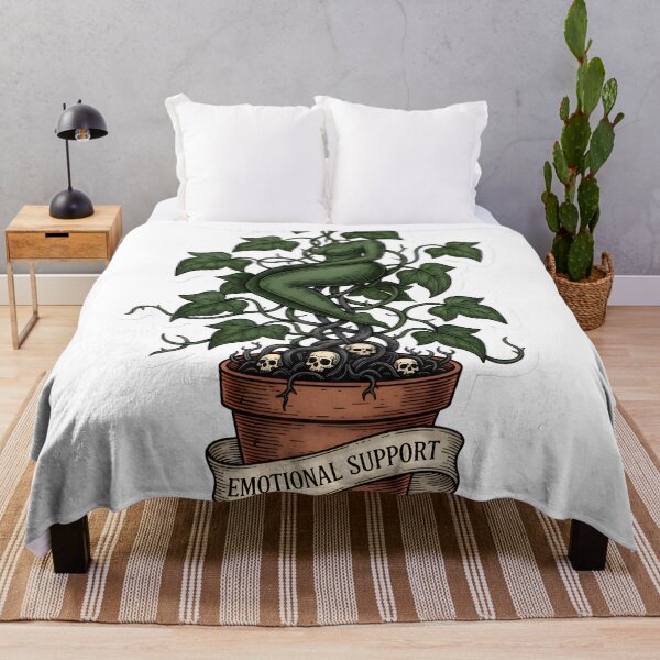 Item preview, Emotional Support Poison Ivy Vintage Botanical Goth Aesthetic Mental Health designed and sold by StickyGuys.