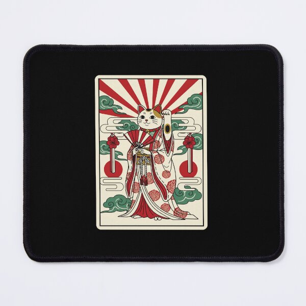 Item preview, Lucky Cat Rising Sun Traditional Illustration Bold Vintage designed and sold by JordynLadukeg65.
