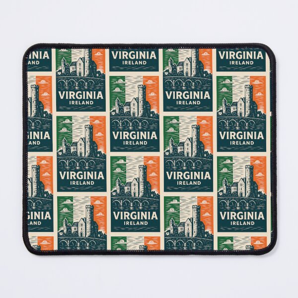 Item preview, Virginia Ireland Linocut Style designed and sold by Thistle-TShop.