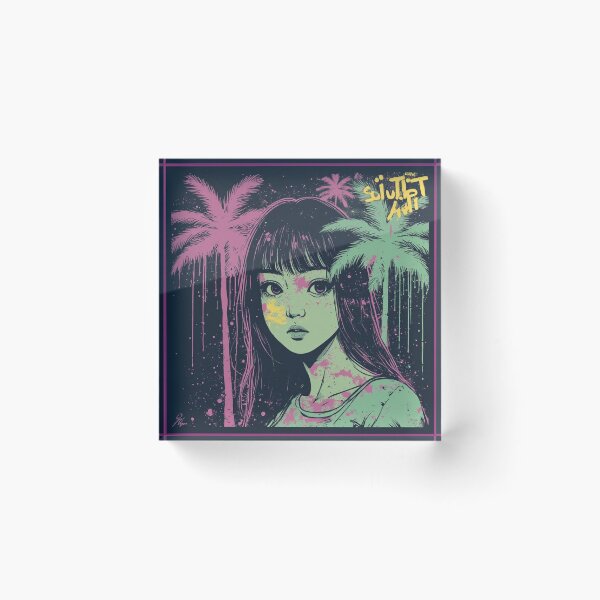 Item preview, 90s anime Bootleg Retro Streetear Design - Neon Graffiti & Distressed Checkerboard Grunge Art designed and sold by Design Repo.