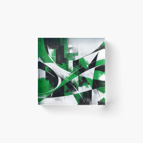 Item preview, Green tension of geometric forms designed and sold by Sigtrix.