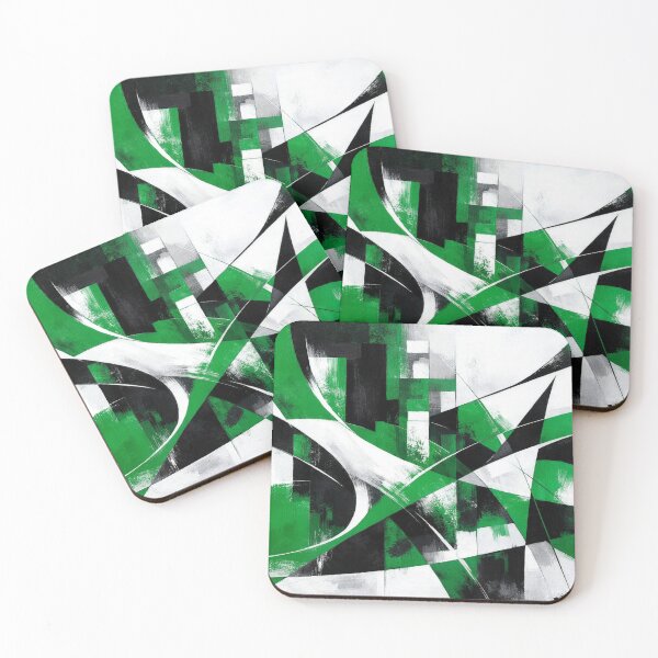 Item preview, Green tension of geometric forms designed and sold by Sigtrix.