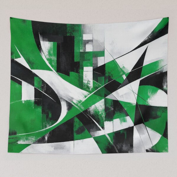Item preview, Green tension of geometric forms designed and sold by Sigtrix.