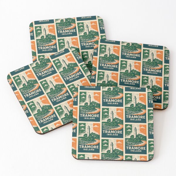 Item preview, Tramore Ireland Linocut Style  designed and sold by Thistle-TShop.