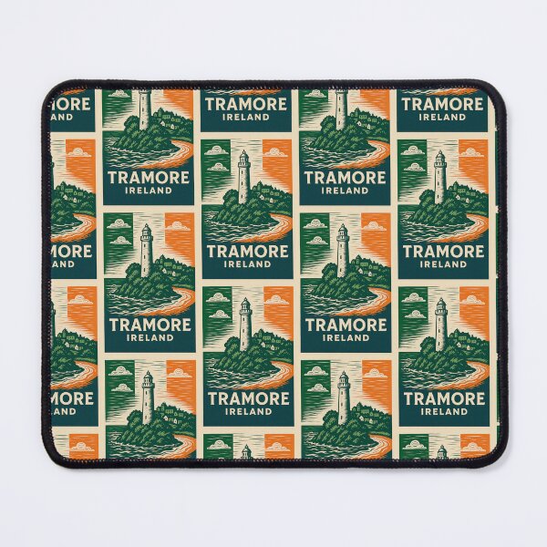 Item preview, Tramore Ireland Linocut Style designed and sold by Thistle-TShop.