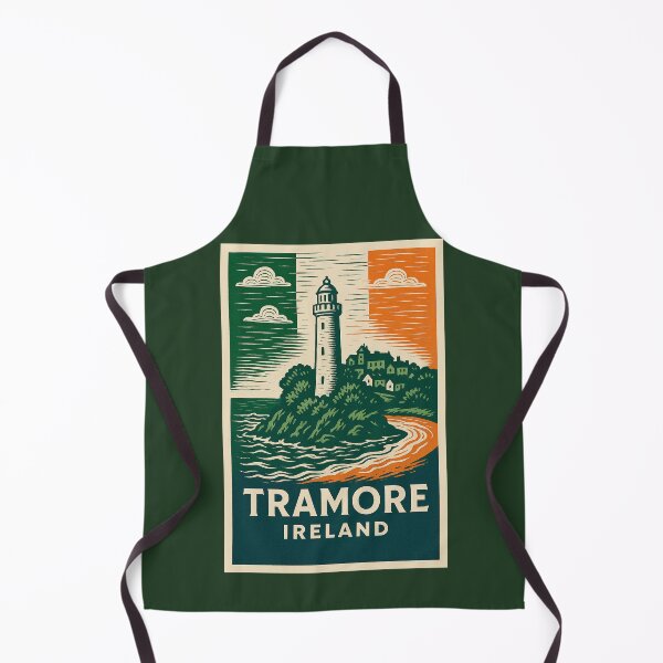 Item preview, Tramore Ireland Linocut Style designed and sold by Thistle-TShop.