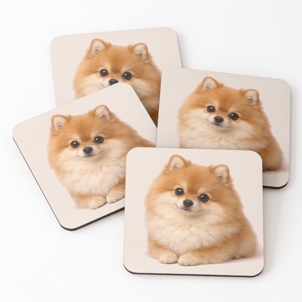 Item preview, Emotional Pomeranian Art – Soft Calm Puppy Portrait designed and sold by dogmomtees.