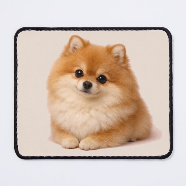 Item preview, Emotional Pomeranian Art – Soft Calm Puppy Portrait designed and sold by dogmomtees.