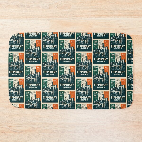 Item preview, Tipperary Ireland Linocut Style  designed and sold by Thistle-TShop.