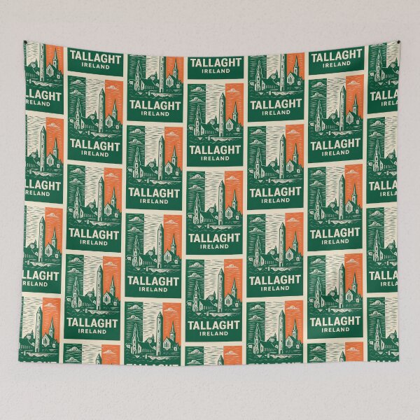 Item preview, Tallaght Ireland Linocut Style  designed and sold by Thistle-TShop.