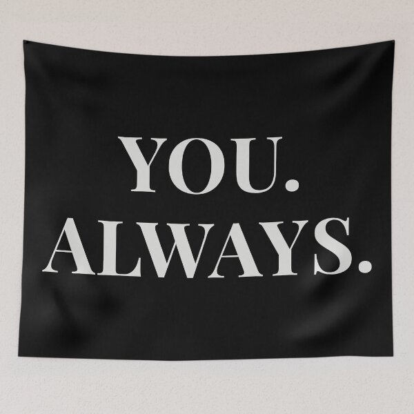 Item preview, YOU. ALWAYS. – Minimalist Typography for Couples designed and sold by BrushRushX.