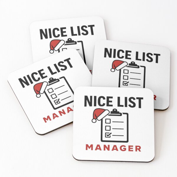 Item preview, Nice List Manager Christmas Shirt designed and sold by the-dovlat.