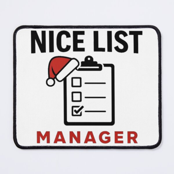 Item preview, Nice List Manager Christmas Shirt designed and sold by the-dovlat.