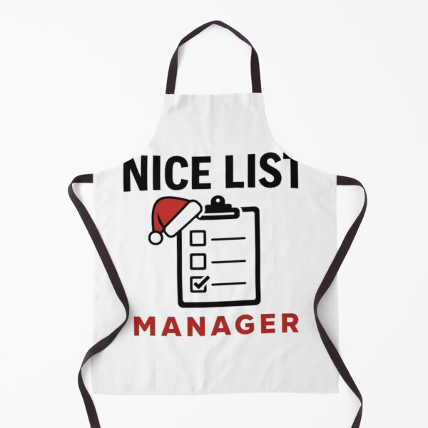 Item preview, Nice List Manager Christmas Shirt designed and sold by the-dovlat.