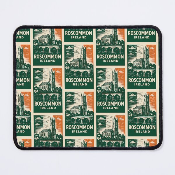 Item preview, Roscommon Ireland Linocut Style  designed and sold by Thistle-TShop.