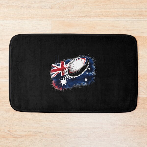 Item preview, Australian Rugby Ball Australia Flag Patriotic Sports  designed and sold by GabrieSketcham.