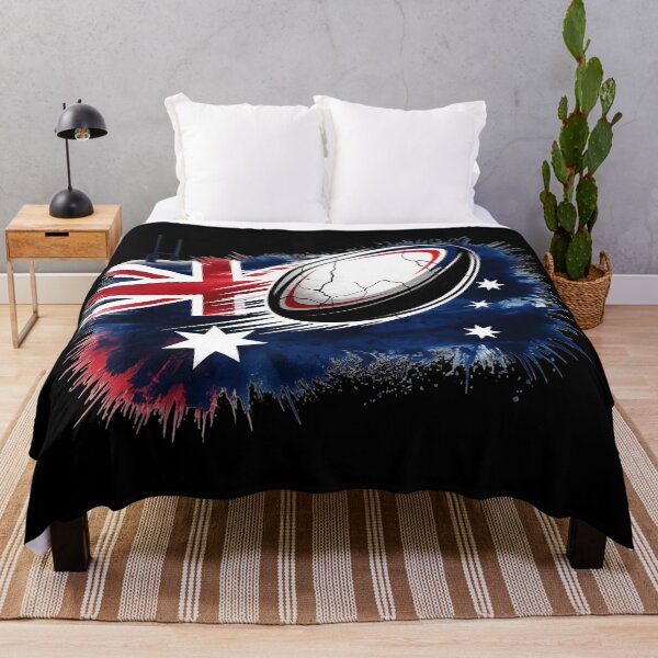 Item preview, Australian Rugby Ball Australia Flag Patriotic Sports  designed and sold by GabrieSketcham.