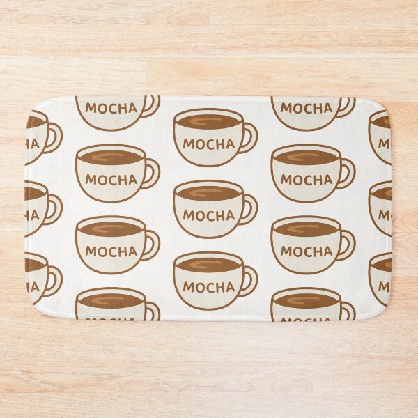 Item preview, Cute Mocha Coffee Cup Illustration | Cozy Café Aesthetic | Minimal Kawaii Coffee Art designed and sold by witwhimsystudios.